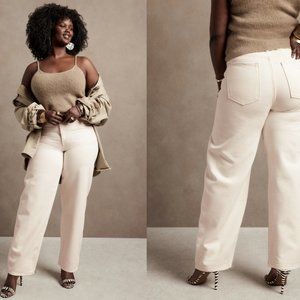 BR Barrel Jean in Ecru